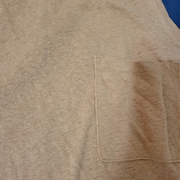 Torrid Lightweight Linen Blend Crew Neck Pocket Tank Size 3 - Picture 2 of 7